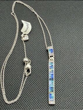 🦋💎 NWT BRIGHTON Blue Swarovski Crystal Necklace MINT CONDITION!